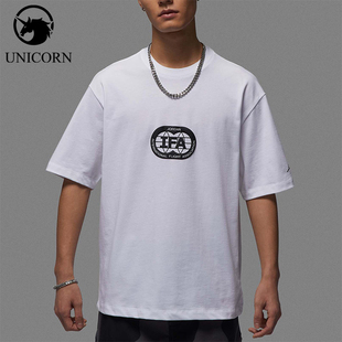 HV4555 Nike 印花透气套头耐穿短袖 JORDAN男士 100 耐克正品