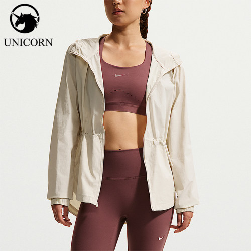 Nike/耐克正品春秋女士连帽简约梭织拉链夹克外套IF1167-104