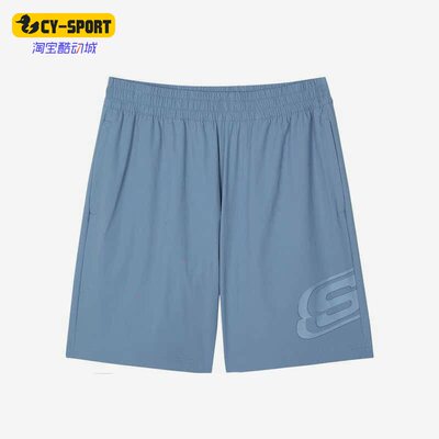 Skechers/斯凯奇正品夏季男子舒适休闲运动训练短裤 L222M018