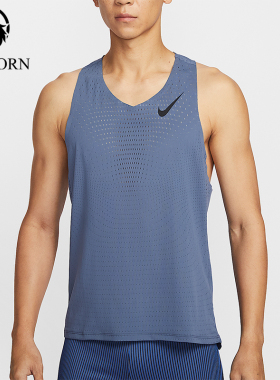 Nike/耐克正品AeroSwift男士跑步经典无袖透气背心T恤FN4232-491