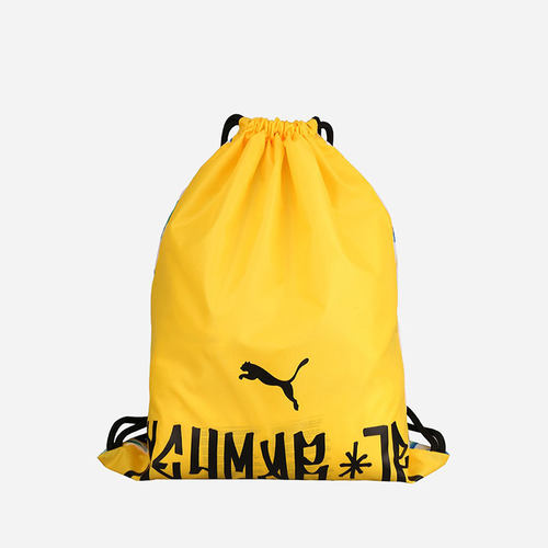 Puma/彪马正品新款男女黄黑色出行收纳经典休闲抽绳包07837-02