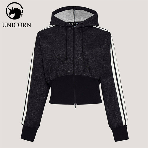 Adidas/阿迪达斯官方正品2026年新款女士休闲运动连帽夹克KX8905