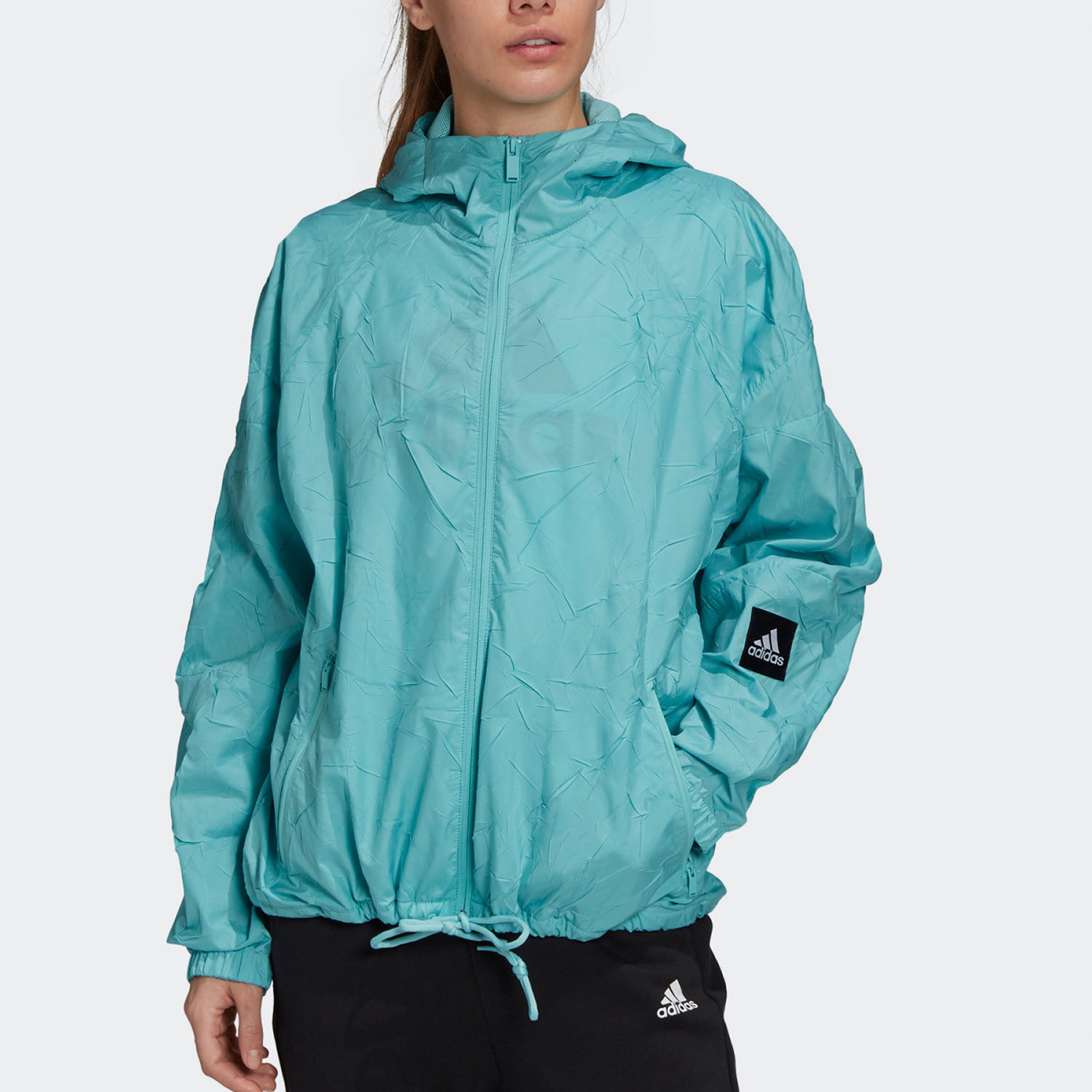Adidas/阿迪达斯正品夏季新款女装运动型格夹克外套 FI6744