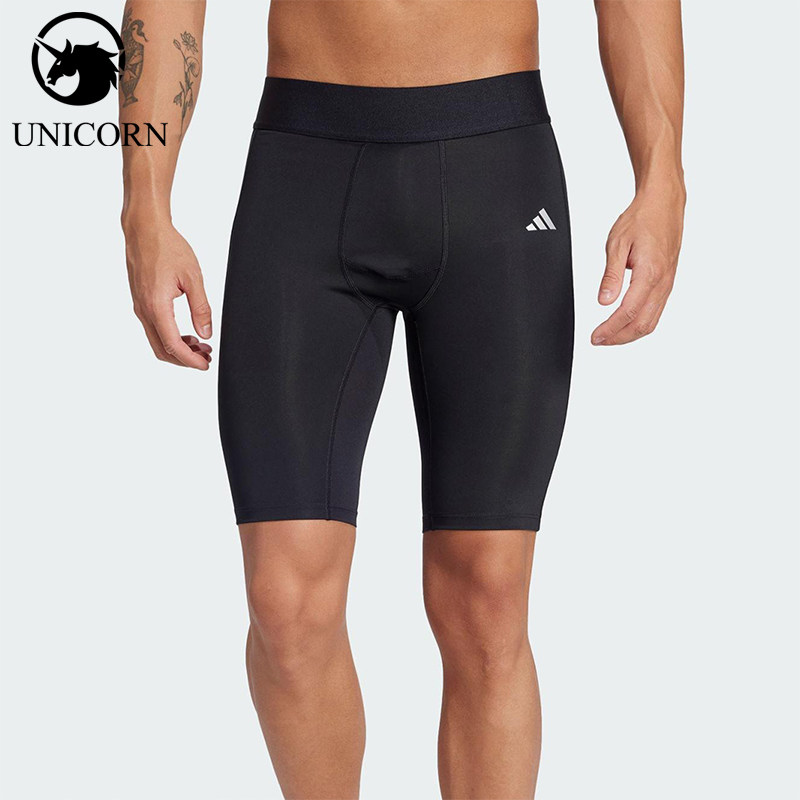 Adidas/阿迪达斯正品2025男士透气足球紧身训练休闲短裤JP1477