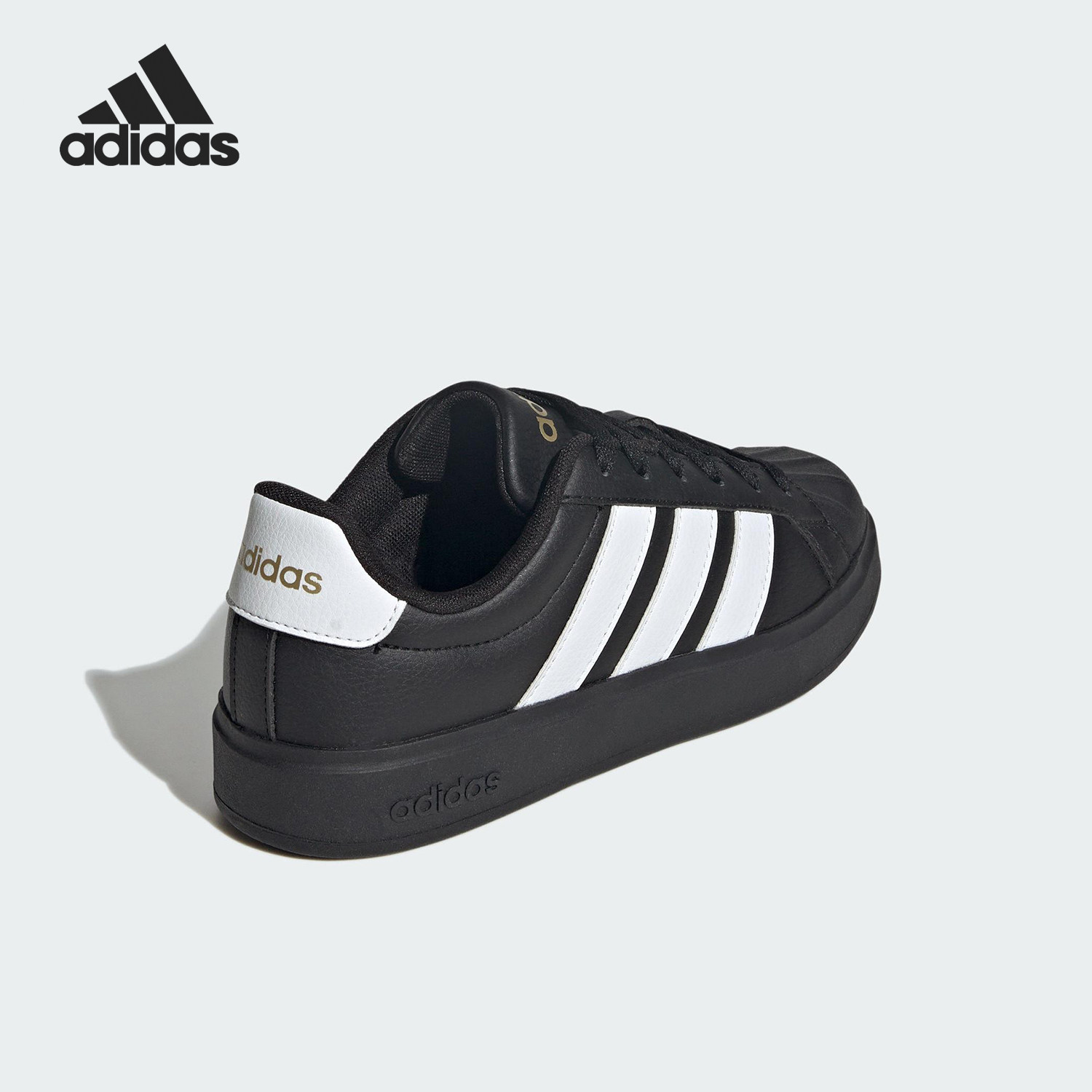 Adidas/阿迪达斯正品STREETTALK大童运动系带耐磨板鞋JS5053