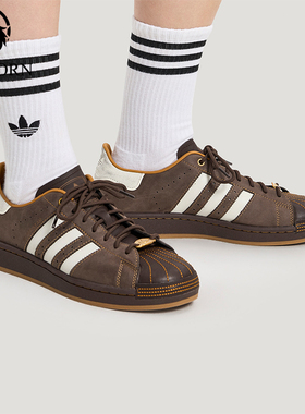 Adidas/阿迪达斯正品三叶草男女运动经典潮流系带透气板鞋HP7108