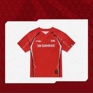 JDG战队炫彩队服男女舒适短袖 2024赛季 T恤ATSU685 LPL 李宁正品