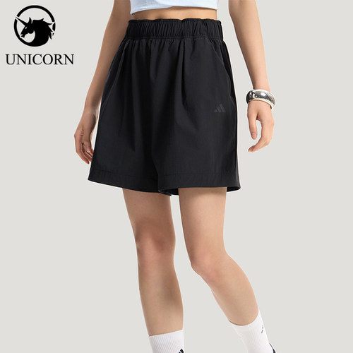 Adidas/阿迪达斯官方正品WOVEN SHORTS女士抽绳宽松短裤KS5321
