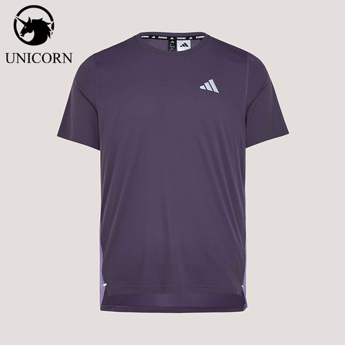 Adidas/阿迪达斯官方正品春季男士跑步训练透气圆领短袖T恤KZ5038