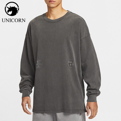 Nike/耐克正品2026春季款男士圆领经典套头长袖上衣IH5086-010