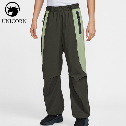 Nike/耐克正品Dri-FIT男士休闲拼接宽松运动束脚长裤IH8467-355