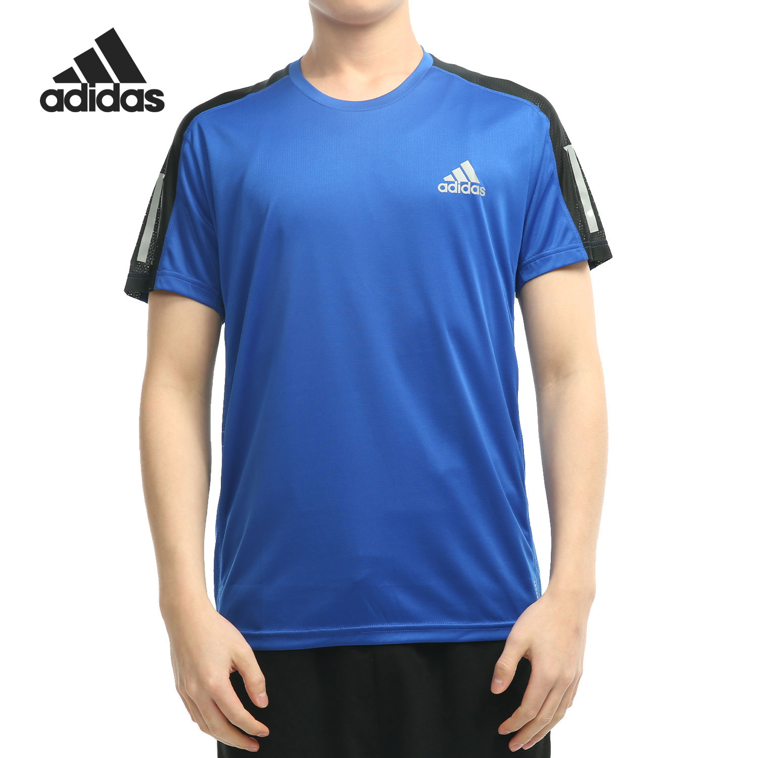 Adidas/阿迪达斯正品秋季新款 男子休闲运动训练短袖T恤 FT1431