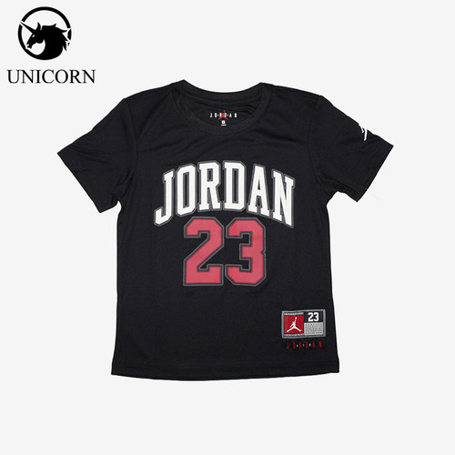 Nike/耐克正品Jordan小童圆领肤简约印花短袖T恤HM9254-010