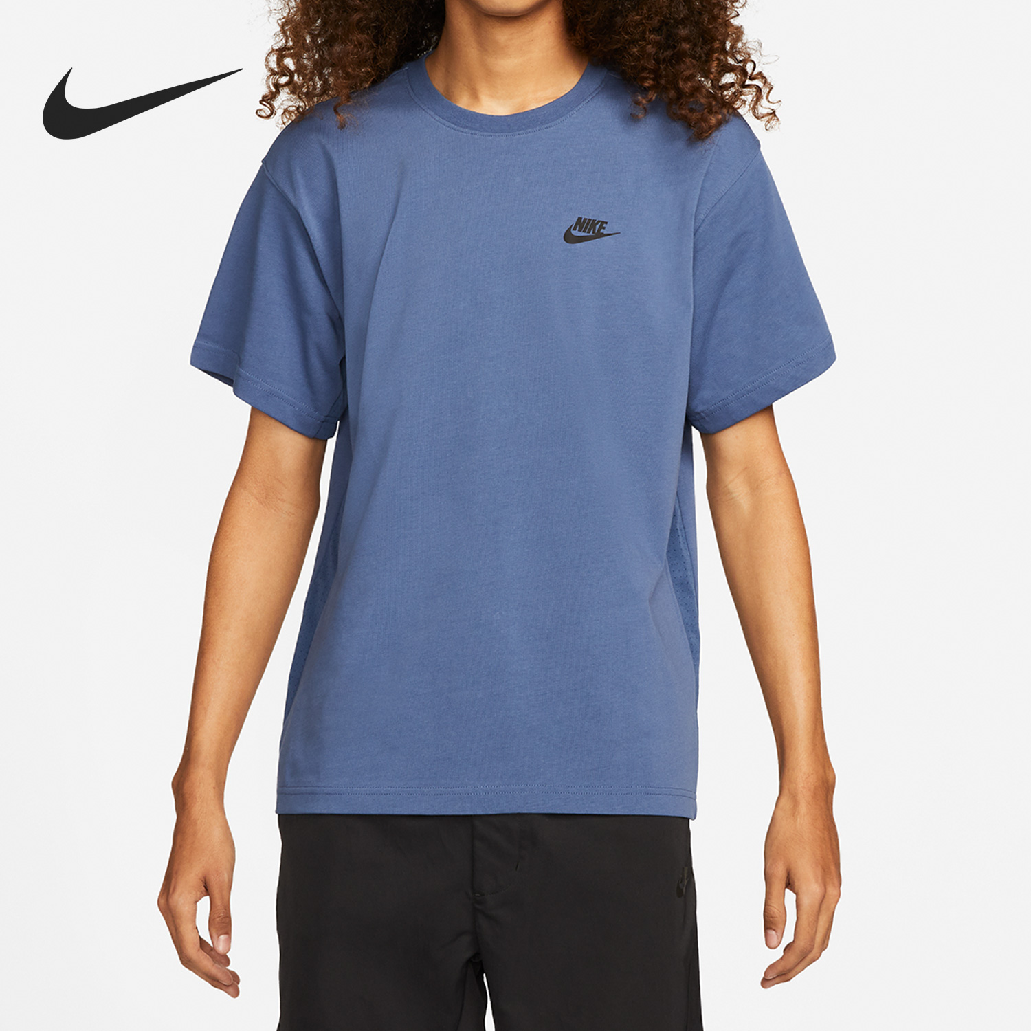 Nike/耐克正品印花休闲透气宽松男子运动短袖T恤DM6586-410