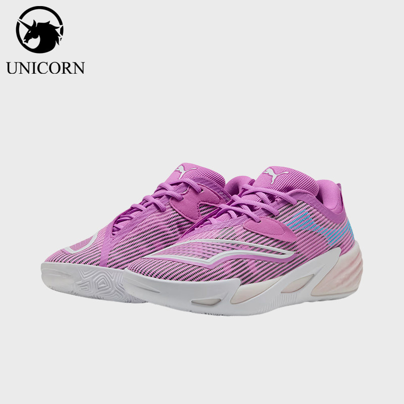 Puma/彪马正品ALLPRONITRO2男女紫色低帮实战篮球鞋312304-01