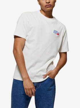 New Balance/NB正品夏季新款男子宽松透气休闲短袖T恤MT41908-SST
