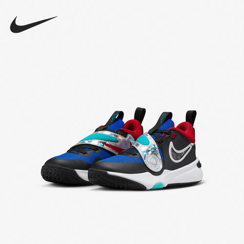 Nike/耐克正品Team Hustle D 11 SE儿童运动篮球鞋FJ1391-001