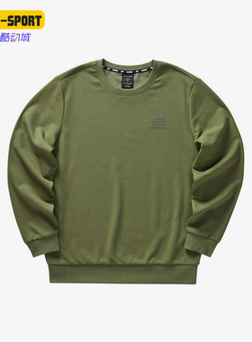 Skechers/斯凯奇正品春季新款男女宽松针织套头卫衣L422U221-015R