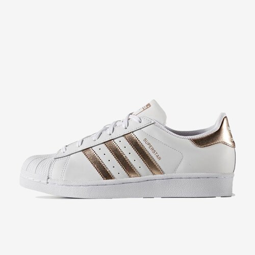 Adidas阿迪达斯正品SUPER STAR女款低帮系带运动休闲板鞋BA8169
