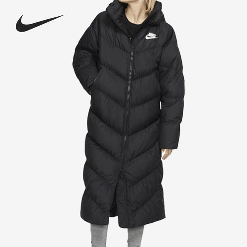 Nike/耐克正品女子休闲运动长款连帽保暖羽绒服外套 CZ4069