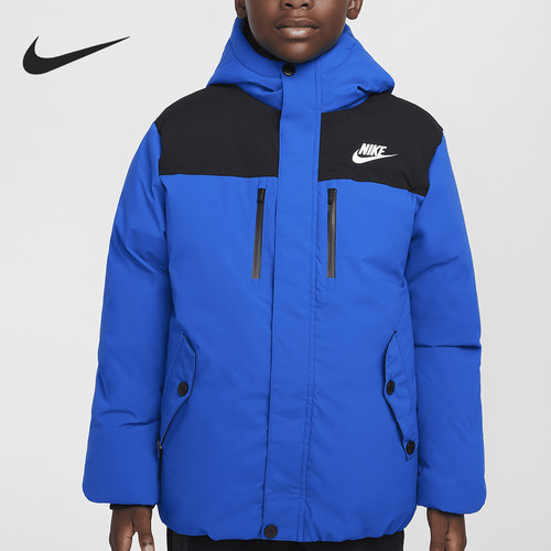 Nike/耐克正品新款大童防泼水保暖户外运动羽绒服HQ7165-480