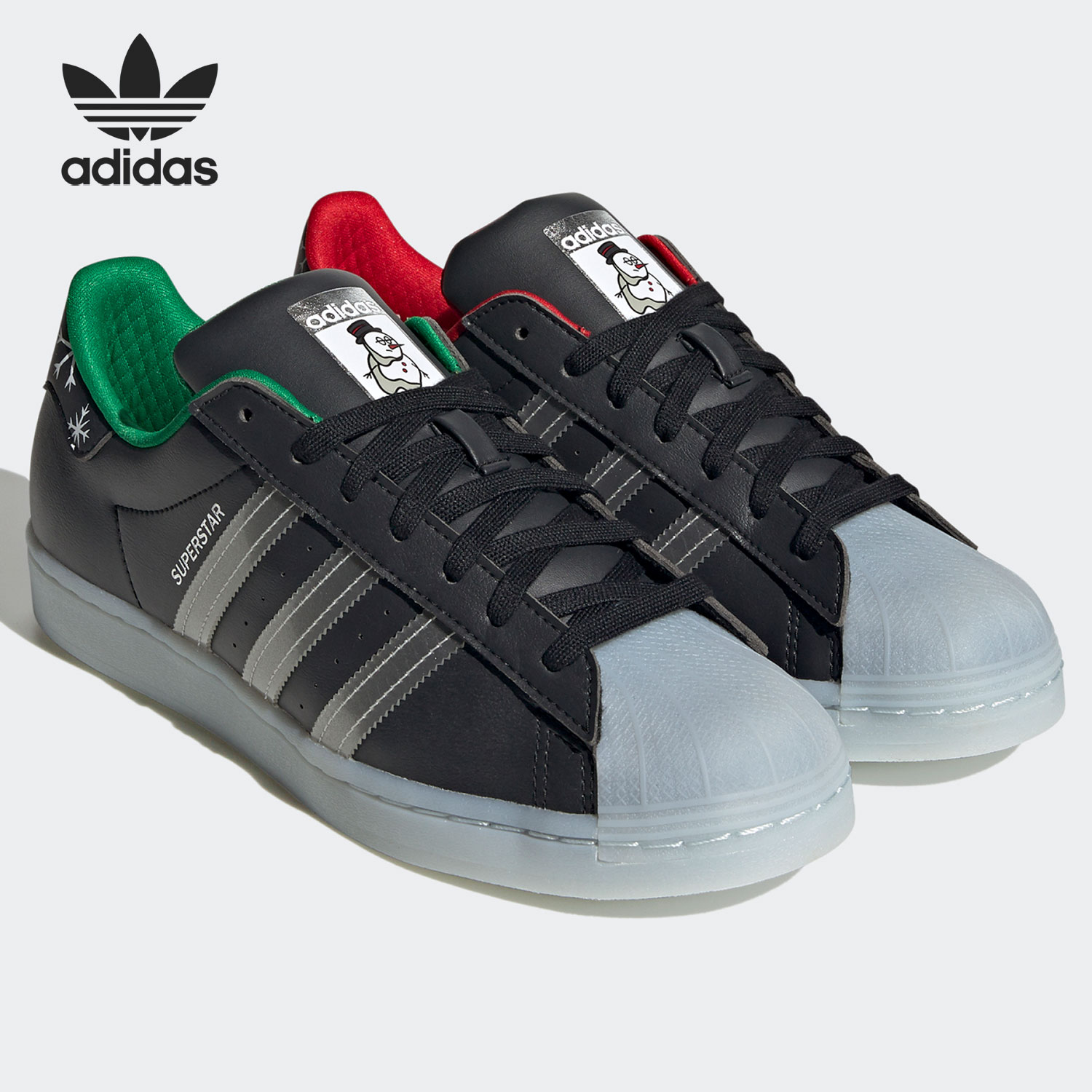 Adidas/阿迪达斯正品三叶草 SUPERSTAR 男女经典贝壳头板鞋FZ5463
