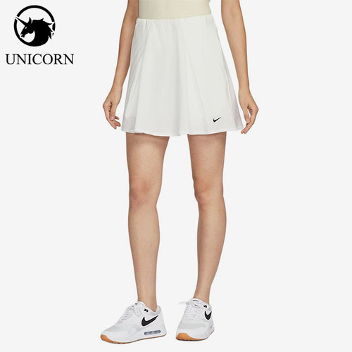 Nike/耐克正品Dri-FIT新款女白色休闲经典高尔夫短裙IH0516-133
