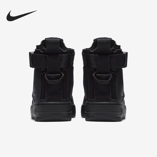 Nike/耐克正品SF AF1 MID GS女子大童高帮休闲鞋AJ0424-003