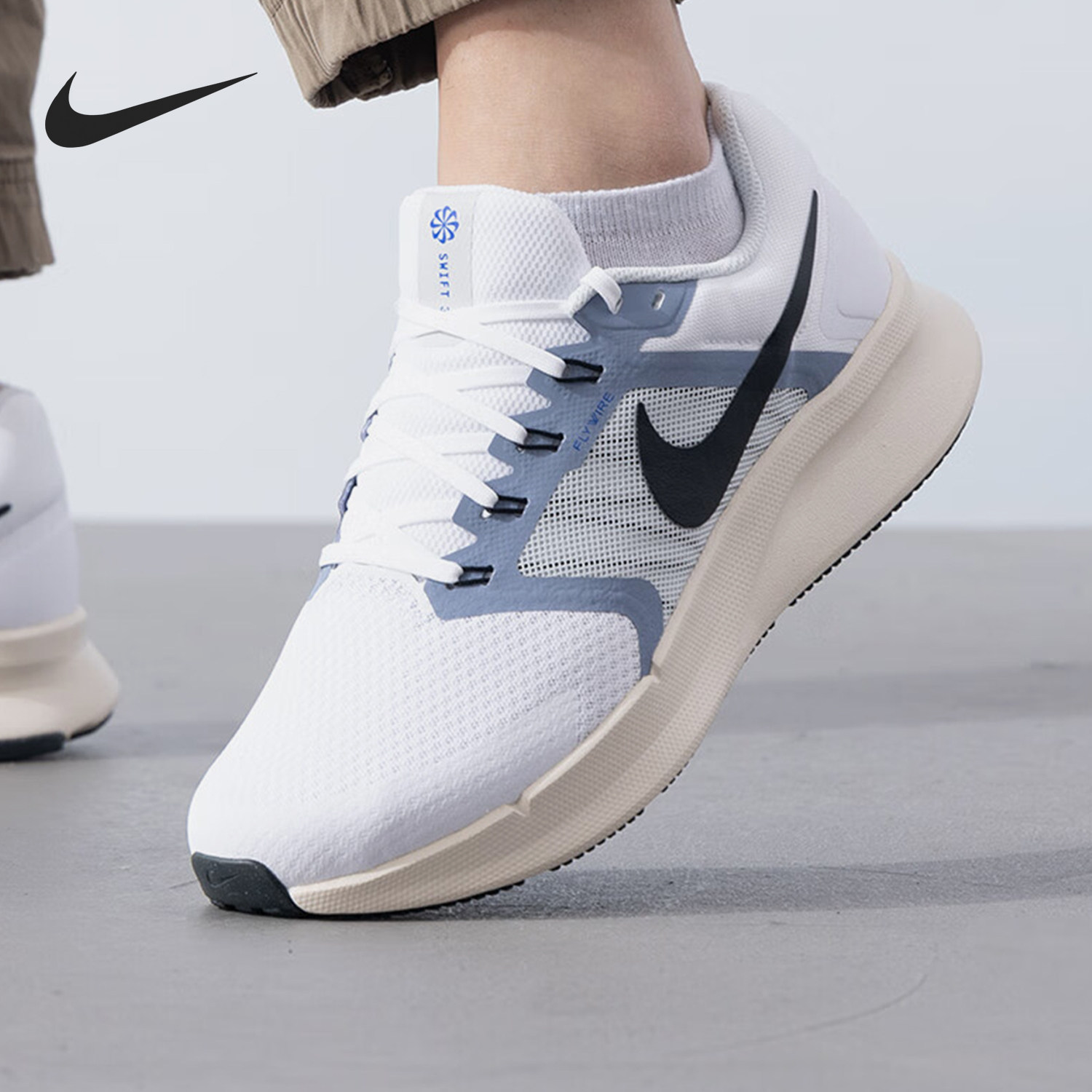 Nike耐克运动鞋男鞋正品2026夏新款透气休闲鞋网面飞线跑步鞋男鞋