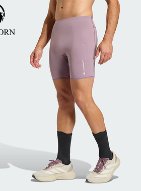 Adidas/阿迪达斯正品夏季男士休闲跑步紧身运动弹力短裤KF0988