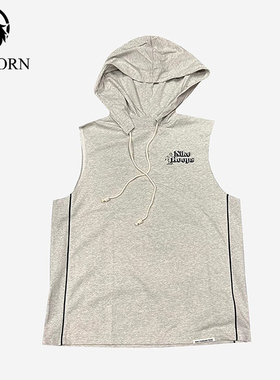Nike/耐克正品Hops新款男灰色合身经典连帽无袖背心DH7442-050