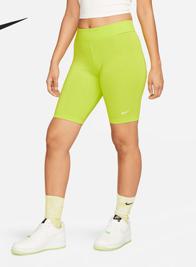 Nike/耐克正品夏季新款女士跑步训练骑行紧身短款CZ8527-321