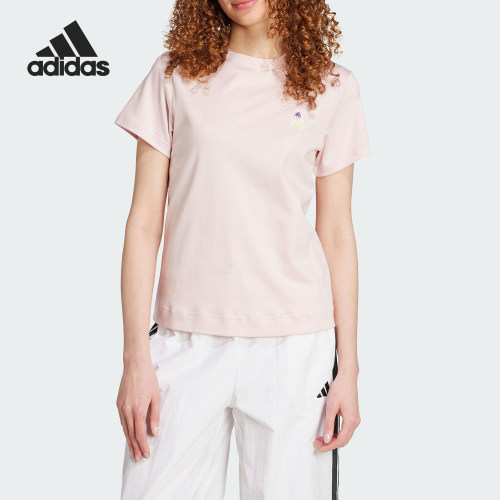 Adidas/阿迪达斯正品CAT PATCH T-SHIRT女士轻质短袖JV8514