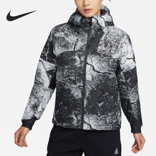 Nike/耐克正品新款女士户外运动梭织拒水连帽外套FN1920-060