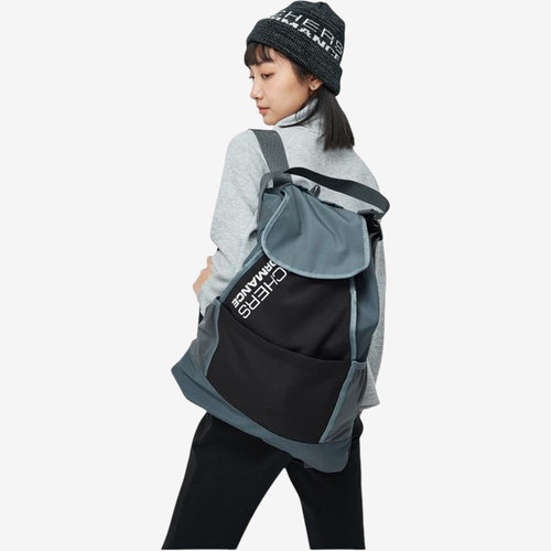 Skechers斯凯奇正品男女电脑插袋翻盖双肩背包P424U001-0018