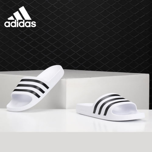 Adidas/阿迪达斯正品ADILETTE AQUA 男女三条纹游泳拖鞋 F35539