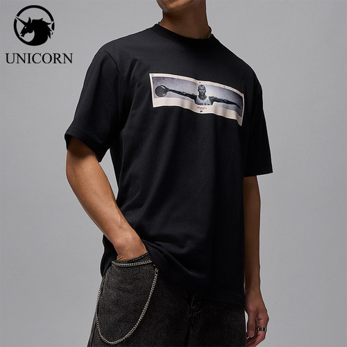Nike/耐克正品Jordan男士休闲宽松时尚柔软短袖T恤IF5617-010