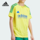 阿迪达斯正品 当季 新款 Adidas 大童足球透气短袖 T恤IY0144