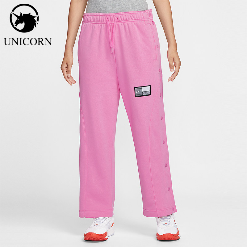 Nike/耐克正品2025秋季款女士休闲针织排扣篮球长裤IB3561-675
