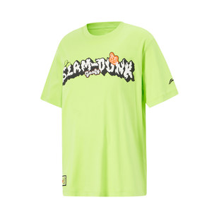 T恤YHSU075 男大童舒适百搭透气圆领宽松短袖 2024春季 李宁正品