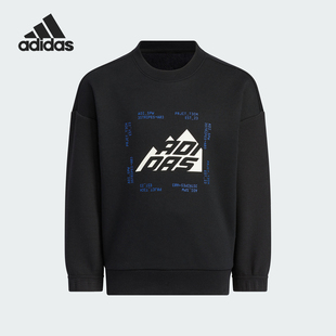 CREW小童运动休闲套头衫 Adidas WARM JI6190 阿迪达斯正品