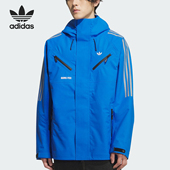 三叶草男士 Adidas 阿迪达斯正品 运动连帽耐穿休闲日常外套KA3942