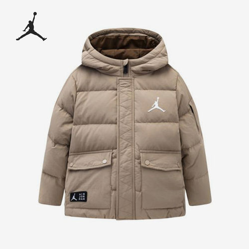 Nike/耐克正品JORDAN大童运动休闲连帽羽绒服JD2342014GS-003