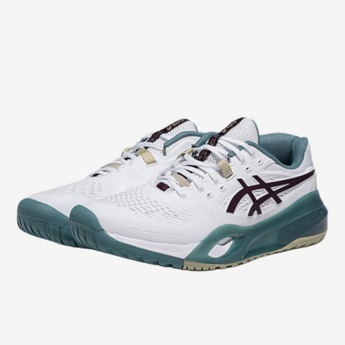 Asics亚瑟士正品GEL-RESOLUTION X男宽楦防滑网球鞋1041A487-104