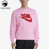 圆领印花休闲套头卫衣FV5942 Nike 621 款 男士 耐克正品 2025冬季