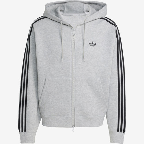 Adidas阿迪达斯正品ADICOLOR Spacer男款拉链宽松长袖T恤JW5965