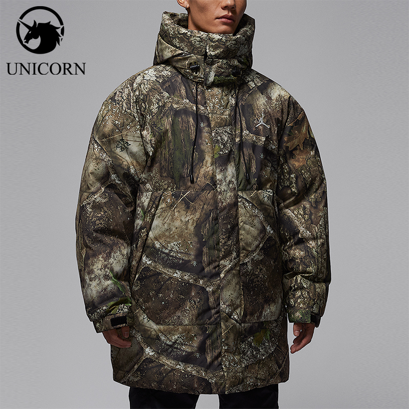 Nike/耐克正品JORDAN男士户外拒水梭织加厚保暖羽绒服IB4518-222