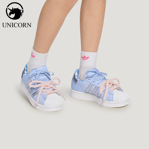 Adidas阿迪达斯正品Disney Superstar II GCA大童板鞋LB0396
