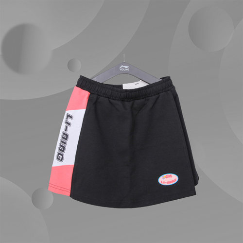 李宁正品童装22夏季新款儿童女大童运动休闲生活系列短裙 YSKS152