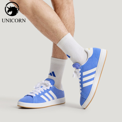 Adidas/阿迪达斯正品2026春季款男女系带运动耐磨日常板鞋KH6989